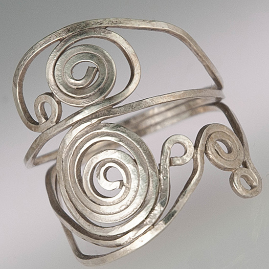 spiral ring jewelry Lucy foronda Dirksen